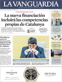 Portada La Vanguardia 2025-11-18