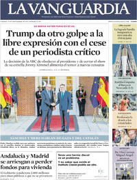 Portada La Vanguardia 2025-09-19