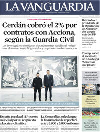 Portada La Vanguardia 2025-11-19