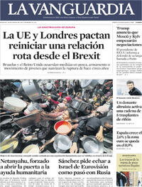 Portada La Vanguardia 2025-05-20