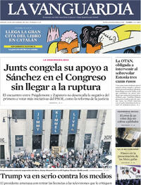 Portada La Vanguardia 2025-09-20