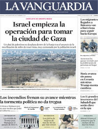Portada La Vanguardia 2025-08-21