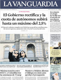 Portada La Vanguardia 2025-10-21