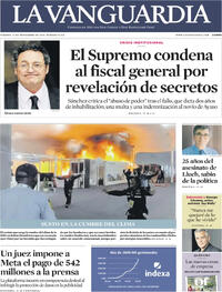 Portada La Vanguardia 2025-11-21