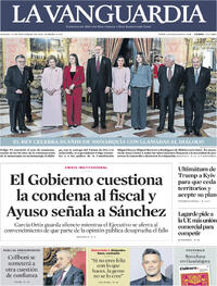 Portada La Vanguardia 2025-11-22
