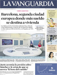 Portada La Vanguardia 2025-10-23