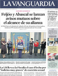 Portada La Vanguardia 2025-12-23