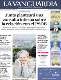Portada La Vanguardia 2025-10-24