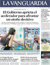 Portada La Vanguardia 2025-08-25