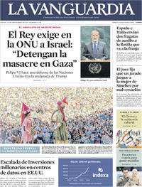 Portada La Vanguardia 2025-09-25