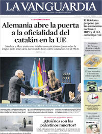 Portada La Vanguardia 2025-10-25