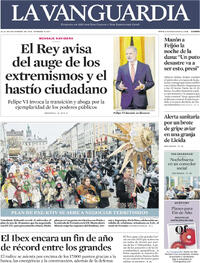 Portada La Vanguardia 2025-12-25