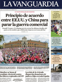 Portada La Vanguardia 2025-10-27