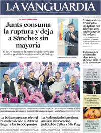Portada La Vanguardia 2025-10-28