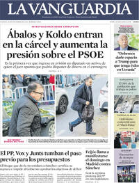 Portada La Vanguardia 2025-11-28
