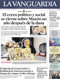 Portada La Vanguardia 2025-10-29