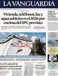Portada La Vanguardia 2025-12-31