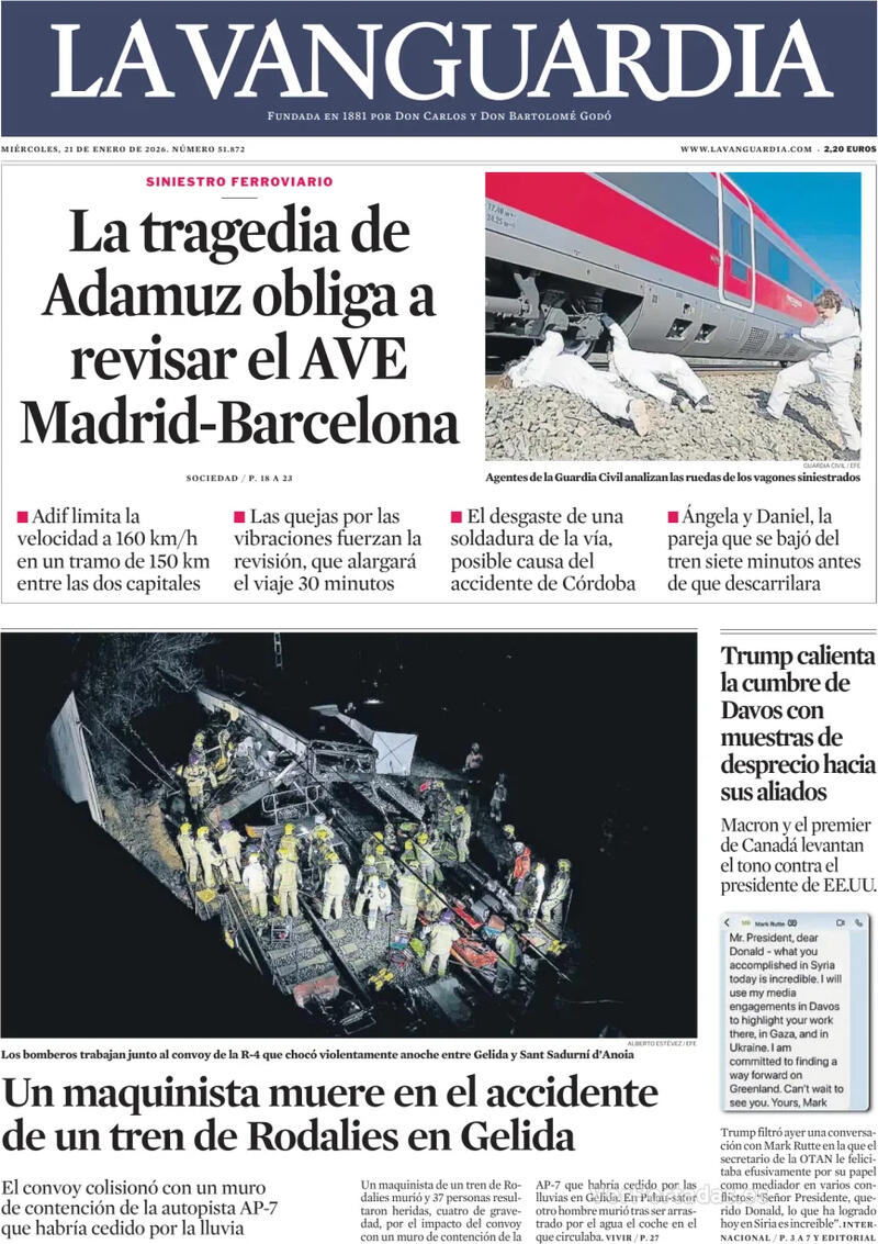 Portada El Correo 2026-01-21
