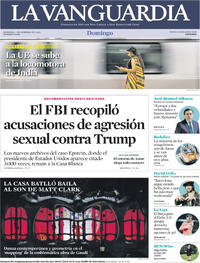 Portada La Vanguardia 2026-02-01