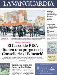 Portada La Vanguardia 2026-09-01