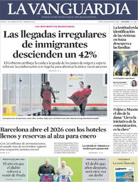 Portada La Vanguardia 2026-01-03