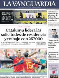 Portada La Vanguardia 2026-07-03