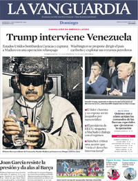 Portada La Vanguardia 2026-01-04