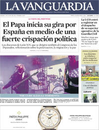 Portada La Vanguardia 2026-06-06