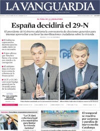 Portada La Vanguardia 2026-10-06