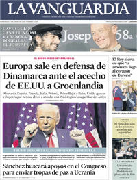 Portada La Vanguardia 2026-01-07