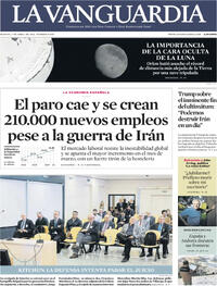 Portada La Vanguardia 2026-04-07