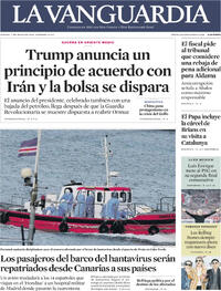 Portada La Vanguardia 2026-05-07
