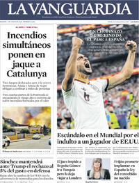 Portada La Vanguardia 2026-07-07