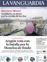 Portada La Vanguardia 2026-02-08