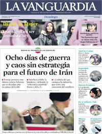 Portada La Vanguardia 2026-03-08