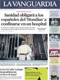 Portada La Vanguardia 2026-05-08