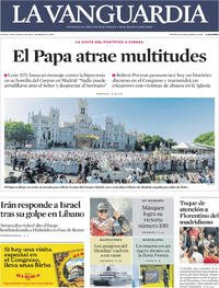 Portada La Vanguardia 2026-06-08