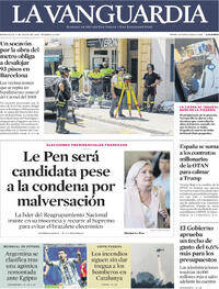 Portada La Vanguardia 2026-07-08