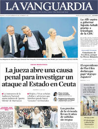 Portada La Vanguardia 2026-09-08