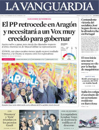 Portada La Vanguardia 2026-02-09