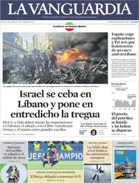 Portada La Vanguardia 2026-04-09