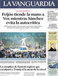 Portada La Vanguardia 2026-02-10