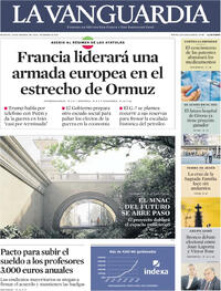 Portada La Vanguardia 2026-03-10
