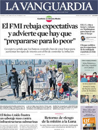 Portada La Vanguardia 2026-04-10