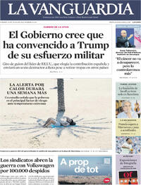 Portada La Vanguardia 2026-07-10