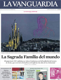 Portada periódico La Vanguardia Portada periódico La Vanguardia