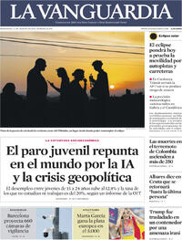 Portada La Vanguardia 2026-08-12