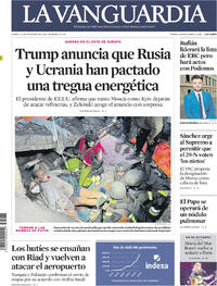 Portada La Vanguardia 2026-10-12