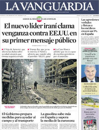Portada La Vanguardia 2026-03-13