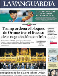 Portada La Vanguardia 2026-04-13